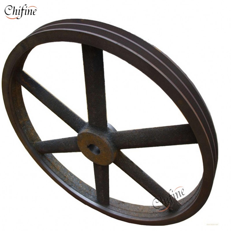 2V-8V 100-1000 мм чугун V ремень шкив, оптом стальное железо V шкив шесть разговоров